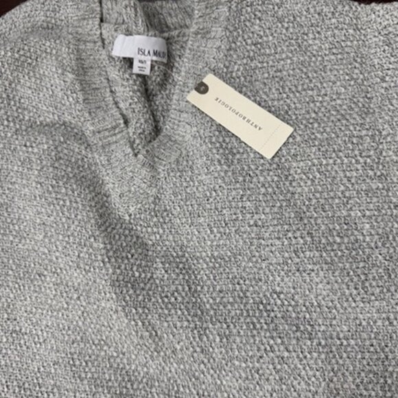 NWT Anthropologie Winnie Striped Poncho by ISLA MAUDE - Picture 4 of 6